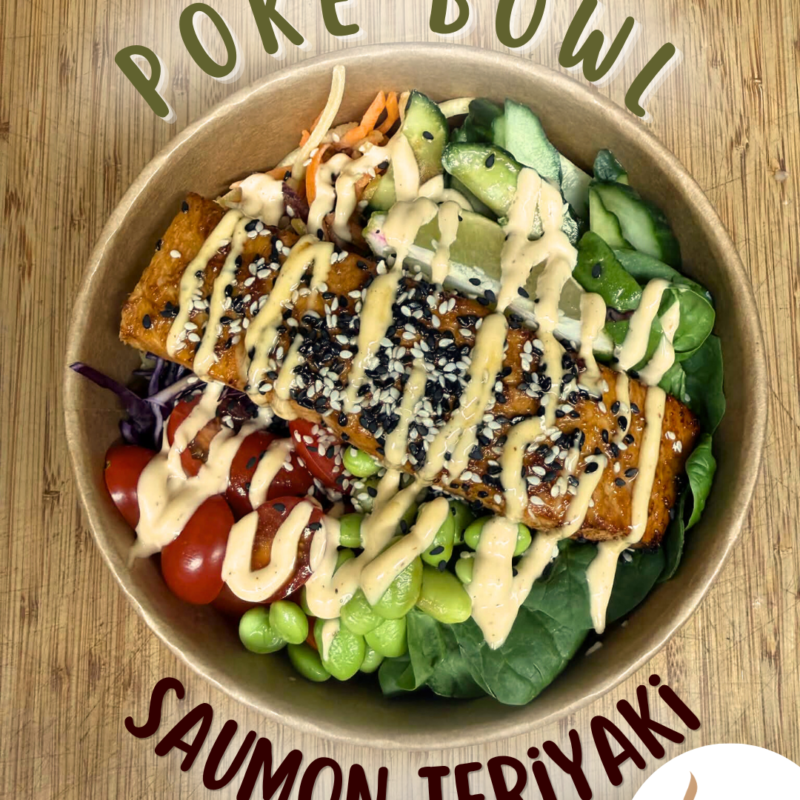 Pokébowl Saumon teriyaki