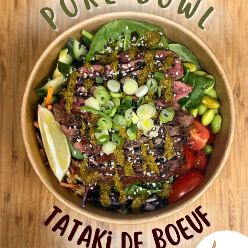 Pokébowl Tataki de boeuf